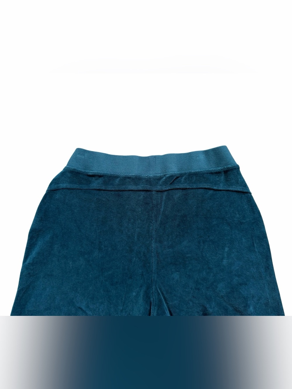 PACT Women’s Pure Velour Relaxed Sweatpant Size Large Teal High Rise Jogger - Picture 6 of 7
